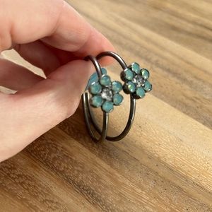 Sabika hoop earrings